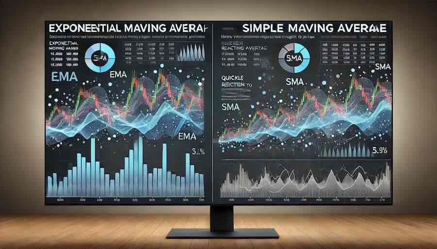 지수 이동 평균과 단순 이동 평균의 차이점